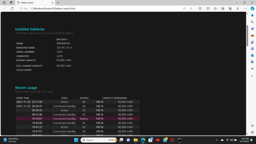 Como verificar a integridade da bateria de um laptop