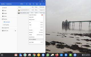 Como alterar o papel de parede de um Chromebook