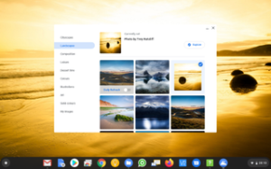 Como alterar o papel de parede de um Chromebook