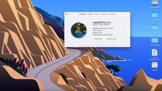 Tela de atualização do Mac no macOS Big Sur